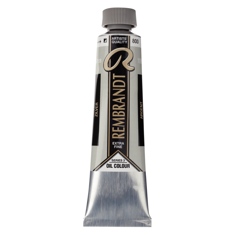Rembrandt 800 olieverf 40ml  zilver