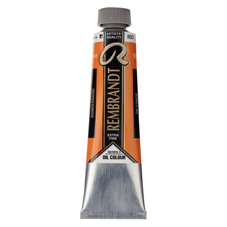 Rembrandt 803 olieverf tube 40ml - donkergoud