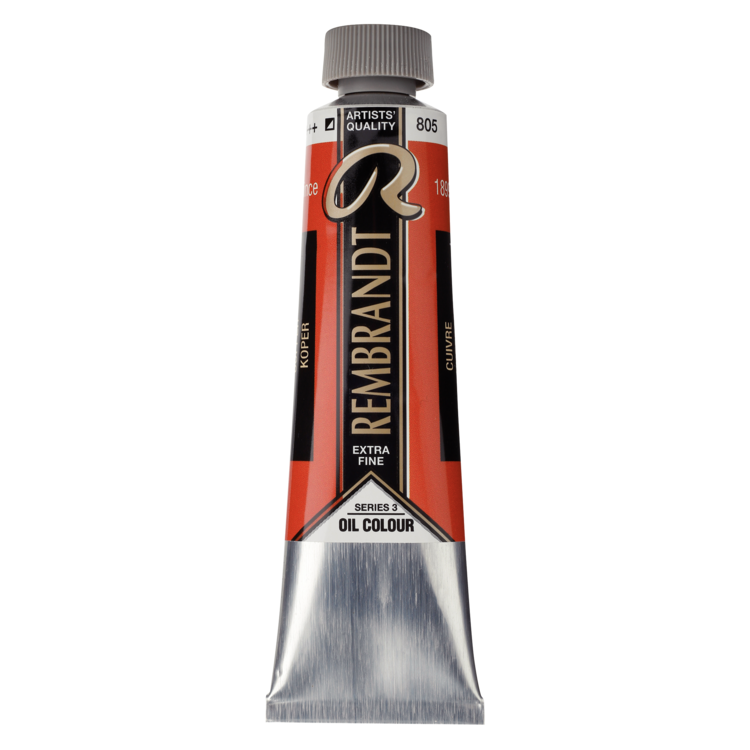 Rembrandt 805 olieverf tube 40ml - koper
