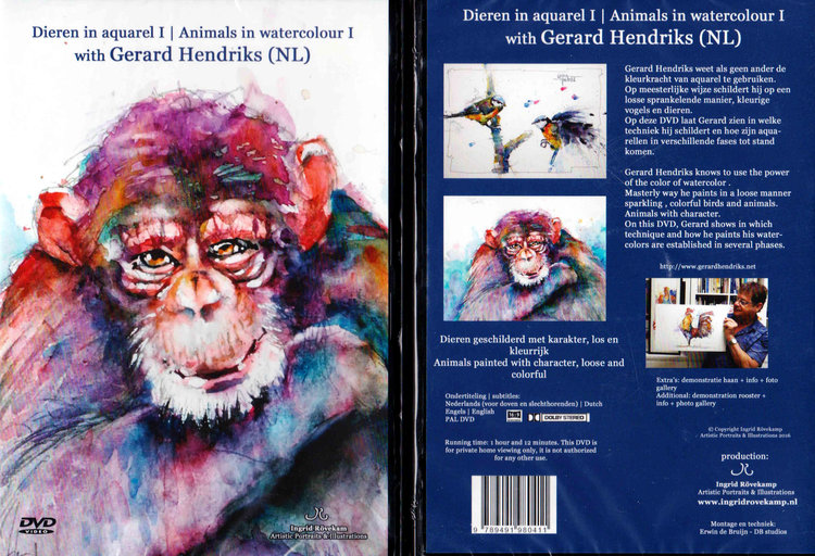 DVD - Dieren in aquarel van Gerard Hendriks