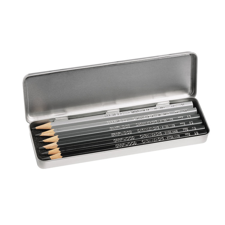 Caran d'Ache potloden / pennen blikje