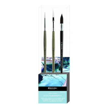Escoda Julia Barminova set aquarelpenselen