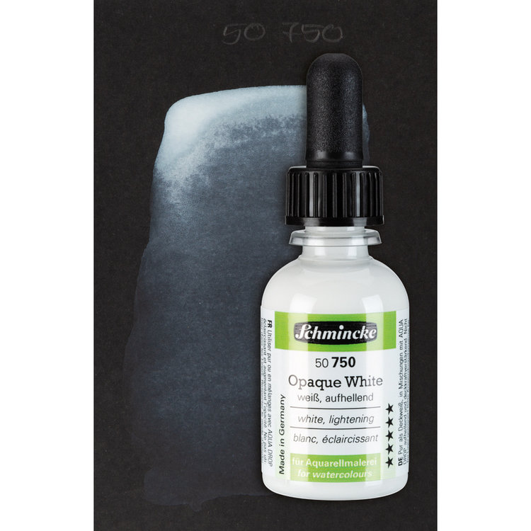Schmincke 750 opaque white - vloeibare aquarel