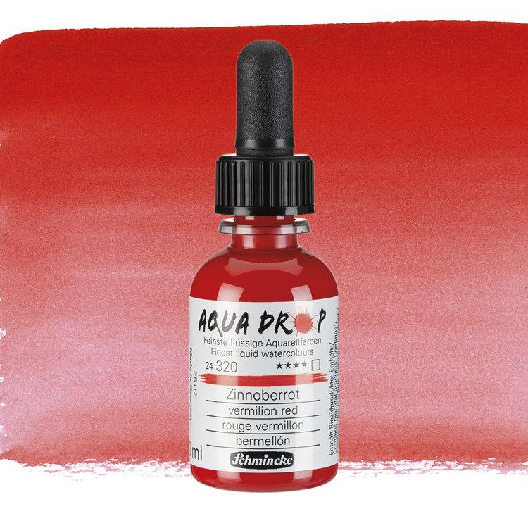 Schmincke 320 vermilion red - Aqua Drop