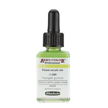 Schmincke 200 AERO color - titanium yellow green shade