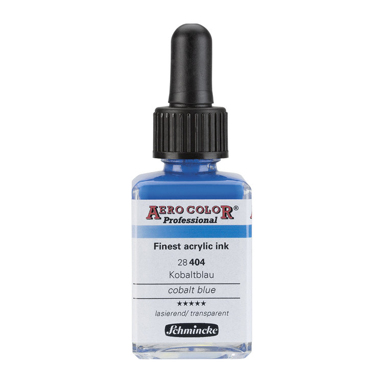 Schmincke 404 AERO Color - cobalt blue professional acrylinkt 28ml