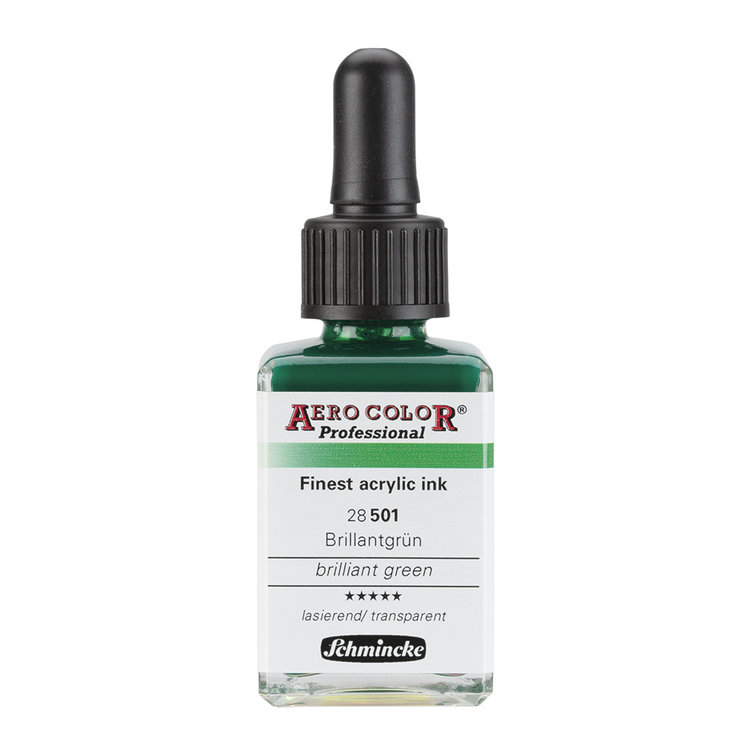 Schmincke 501 AERO color - brilliant green