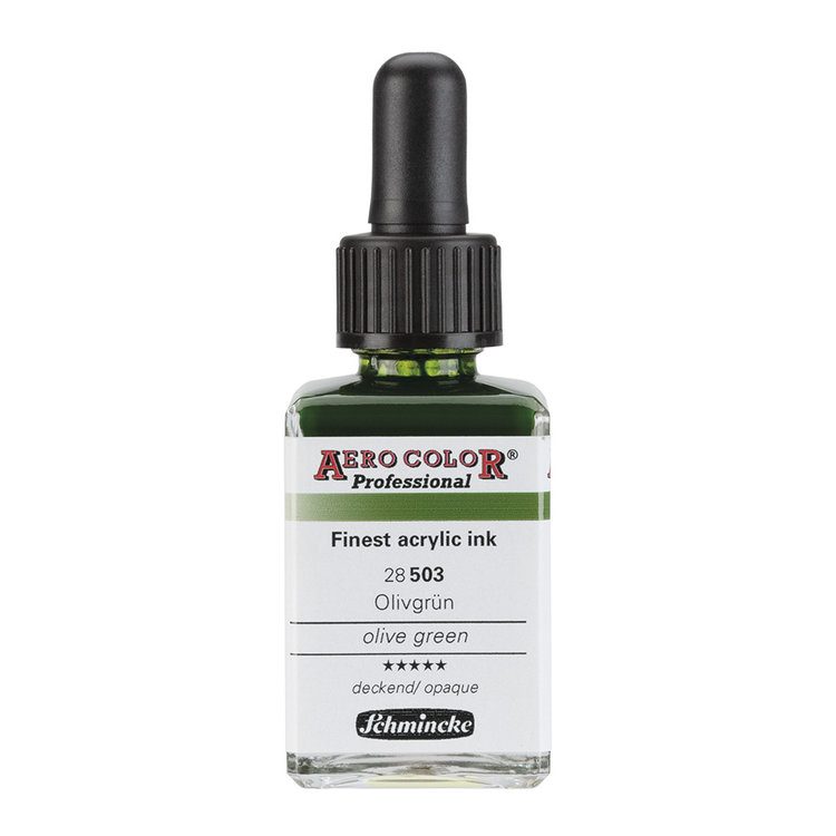 Schmincke 503 AERO color - olive green
