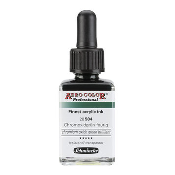 Schmincke 504 chr. oxide green briljant - AERO Color 28ml