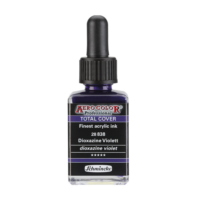 Schmincke 838 AERO Color - dioxazine violet professional acrylinkt 28ml