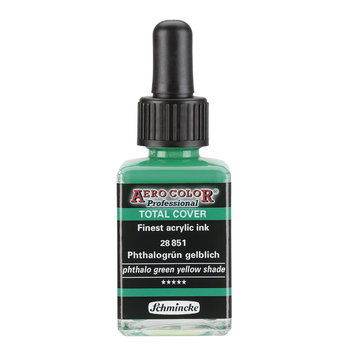 Schmincke 851 AERO color (total cover) - phthalo green yellow shade