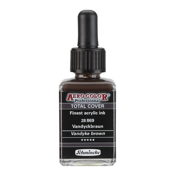 Schmincke 869 AERO color (total cover) - vandyke brown