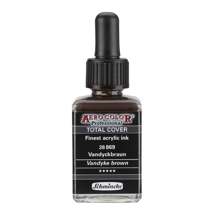 Schmincke 869 AERO color (total cover) - vandyke brown