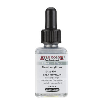 Schmincke 906 AERO metallic - brilliant silver