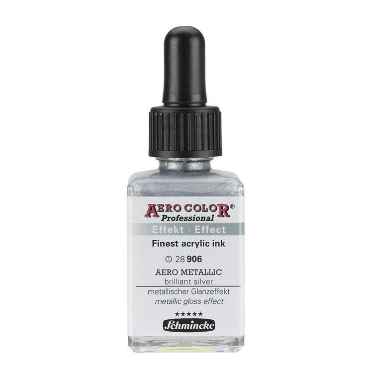 Schmincke 906 AERO metallic - brilliant silver