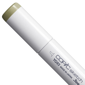 Copic Sketch YG93 Grayish Yellow - sketch marker