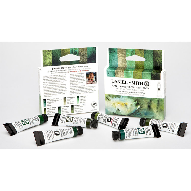 Daniel Smith Jean Haines green with envy set 6 tubes aquarelverf 5ml