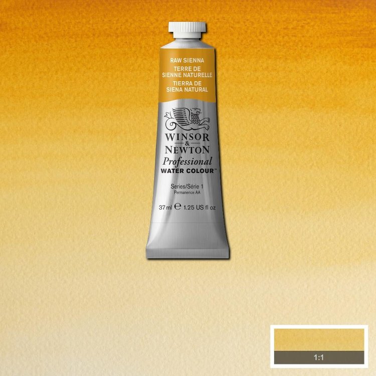 Winsor & Newton 552 aquarelverf tube 37ml - raw sienna