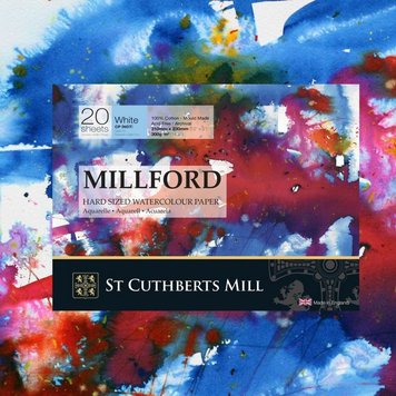 Millford (St. Cuthberts Mill) aquarelpapier blok CP 31x41 cm