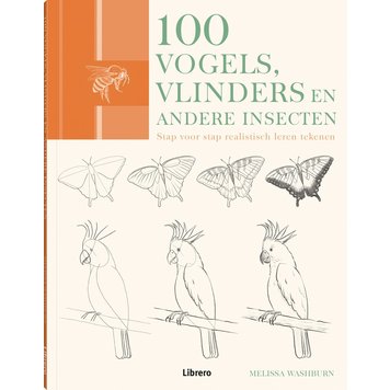 Librero 100 vogels, vlinders en andere insecten - Melissa Washburn