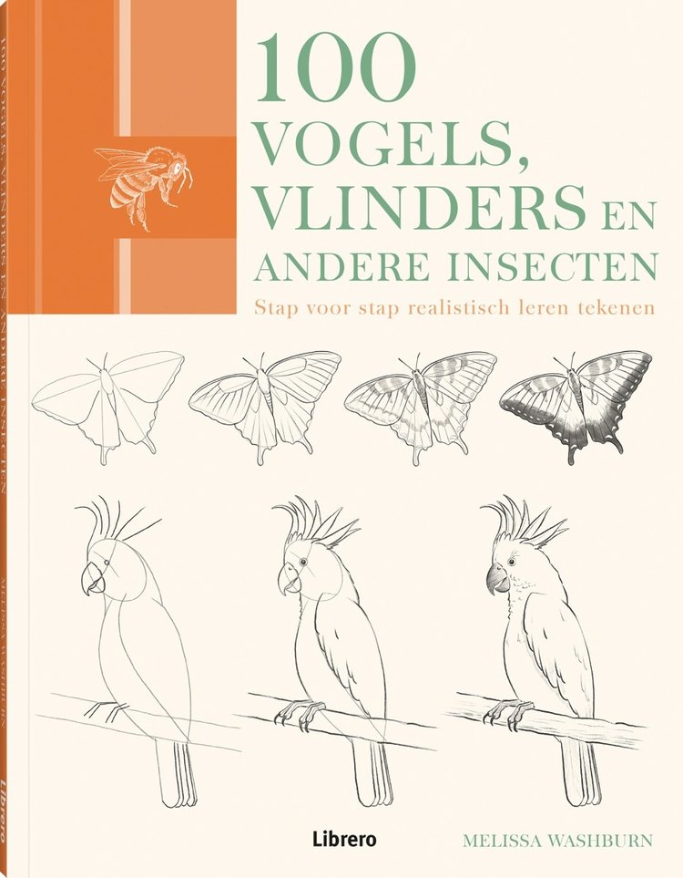 Librero 100 vogels, vlinders en andere insecten - Melissa Washburn