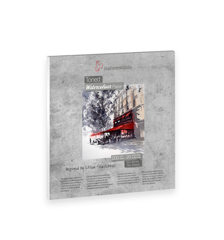 Hahnemühle toned watercolour paper -  grijs aquarelpapier
