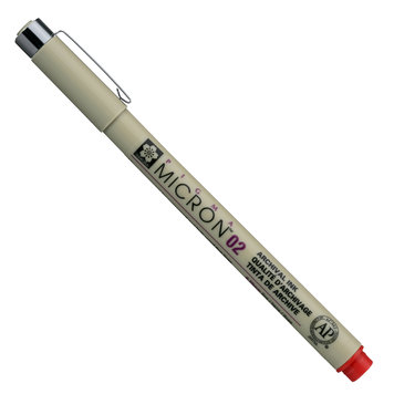 Sakura Pigma Micron rood