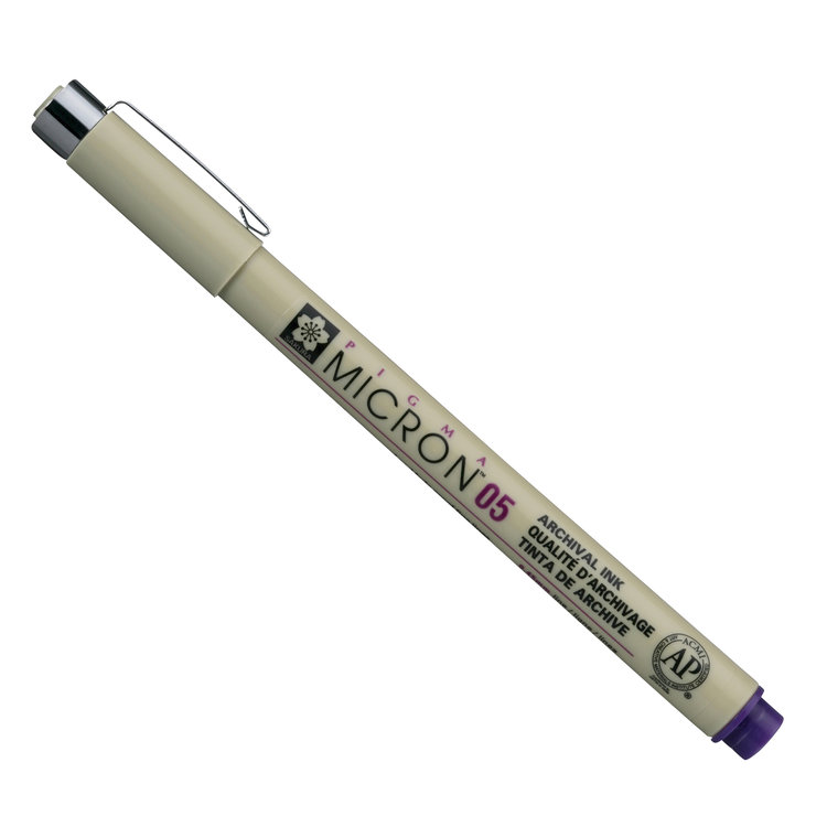 Sakura Pigma Micron paars fineliner
