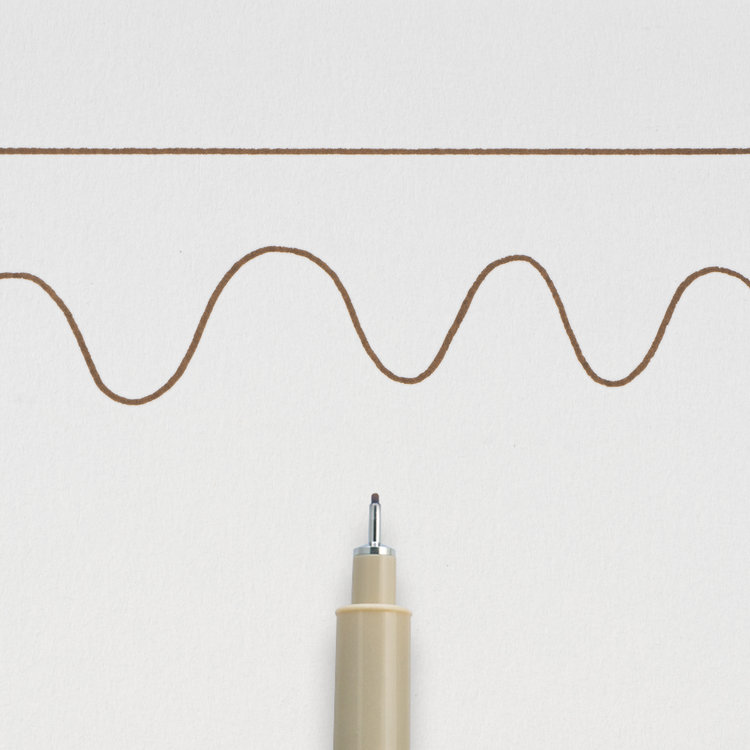 Sakura Pigma Micron sepia fineliner