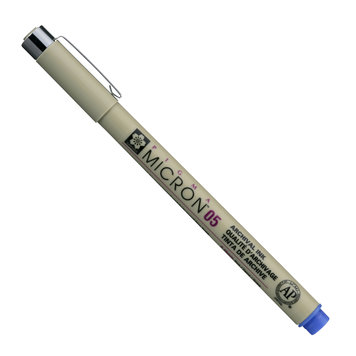 Sakura Pigma Micron blauw fineliner