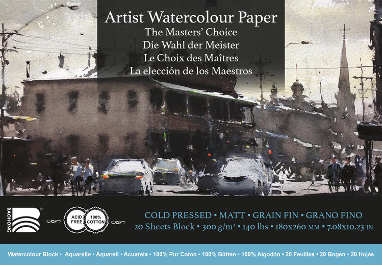 Baohong The Masters' Choice Artist aquarelpapier cold pressed
