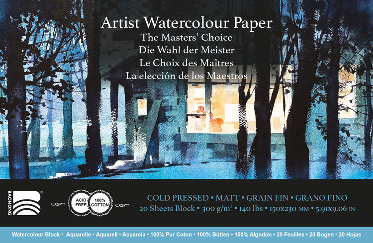 Baohong The Masters' Choice Artist aquarelpapier cold pressed