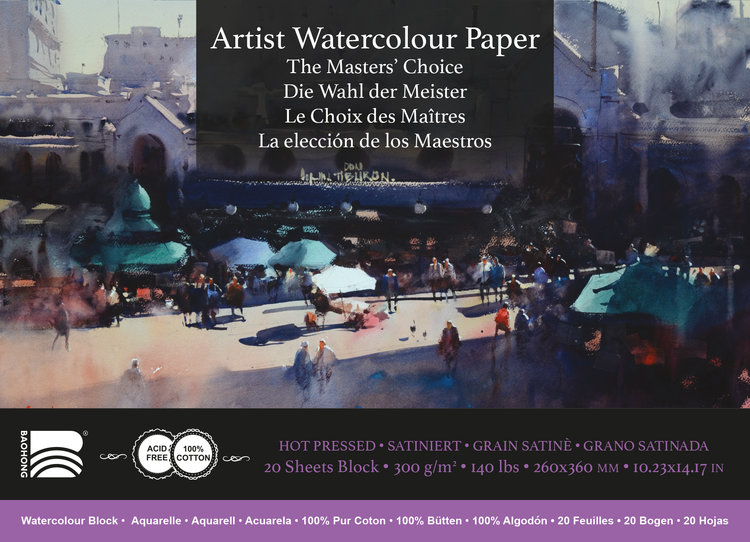Baohong The Masters' Choice Artist aquarelpapier hot pressed