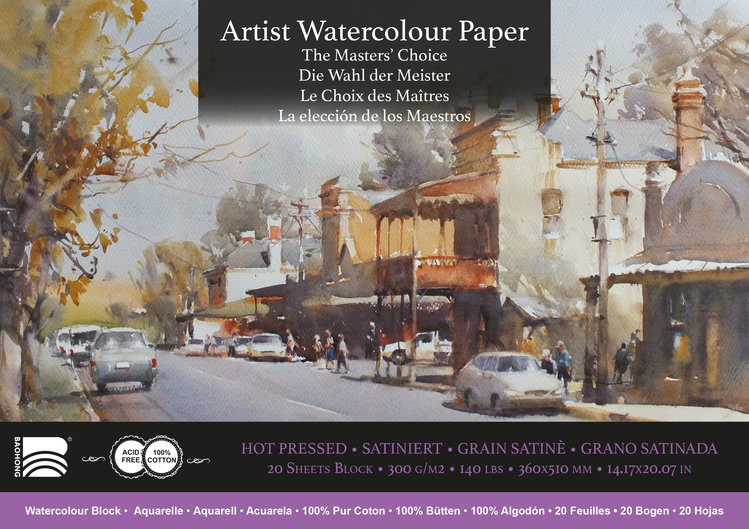 Baohong The Masters' Choice Artist aquarelpapier hot pressed