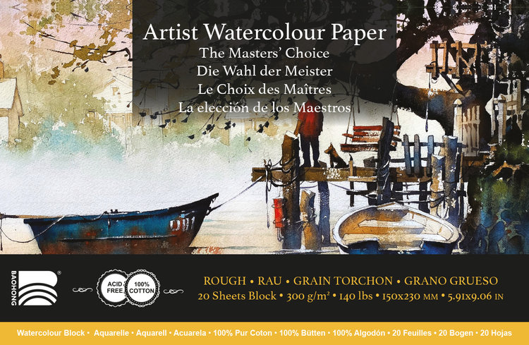 Baohong The Masters' Choice Artist aquarelpapier rough