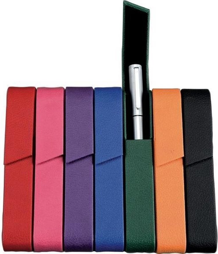 Alassio kunstlederen etui (1) blauw