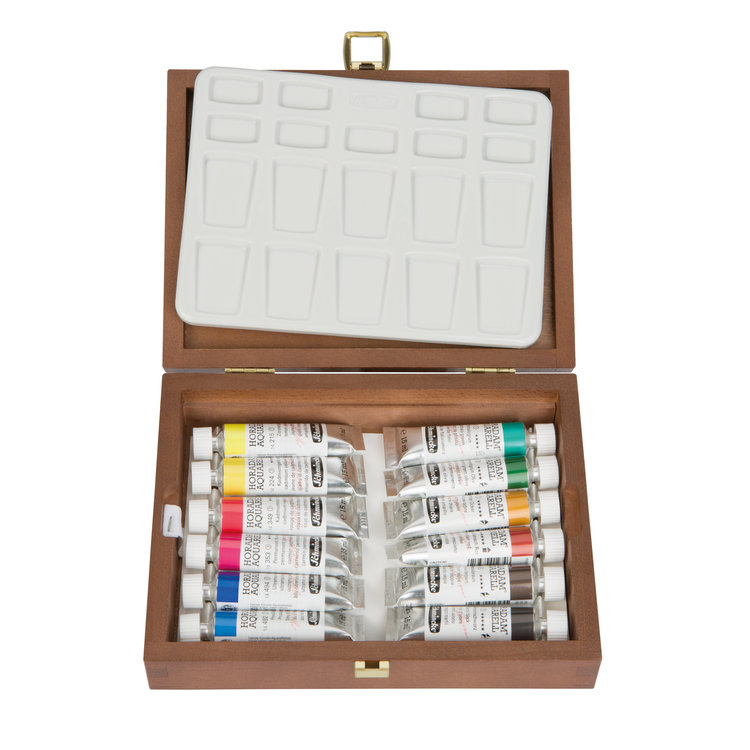 Schmincke (Horadam) kist met 12 tubes 15ml