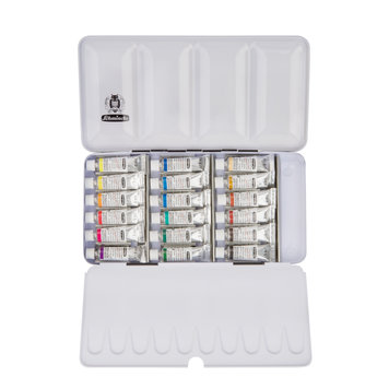 Schmincke (Horadam) blik met 18 tubes 5ml