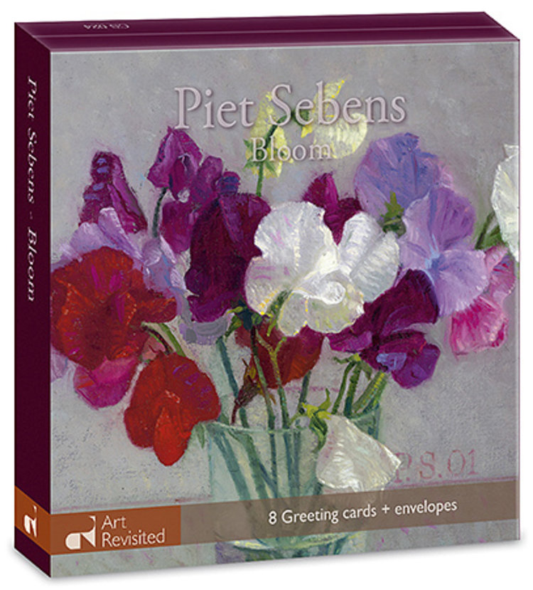 Art Revisited Bloom - mapje met 8 kaarten Piet Sebens