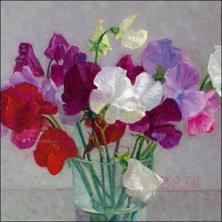 Art Revisited Bloom - mapje met 8 kaarten Piet Sebens