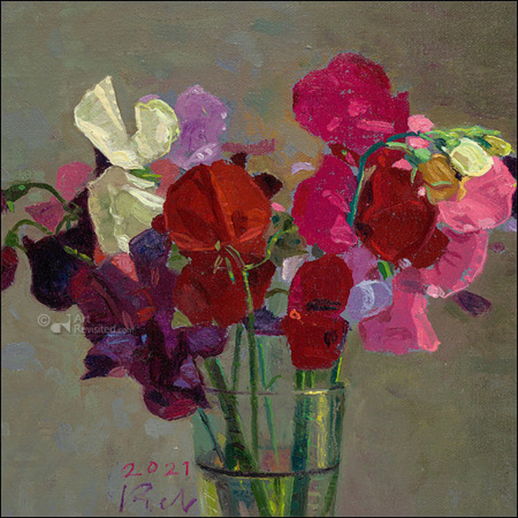 Art Revisited Bloom - mapje met 8 kaarten Piet Sebens