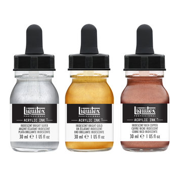 Liquitex acrylinkt set (3) iridescent