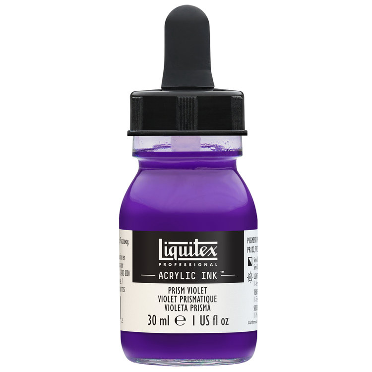 Liquitex acrylinkt flesje met pipet 30ml prism violet