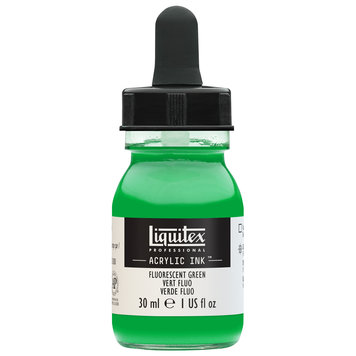 Liquitex fluorescent green - 30ml acrylinkt