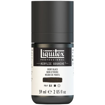 Liquitex ivory black - acrylic gouache