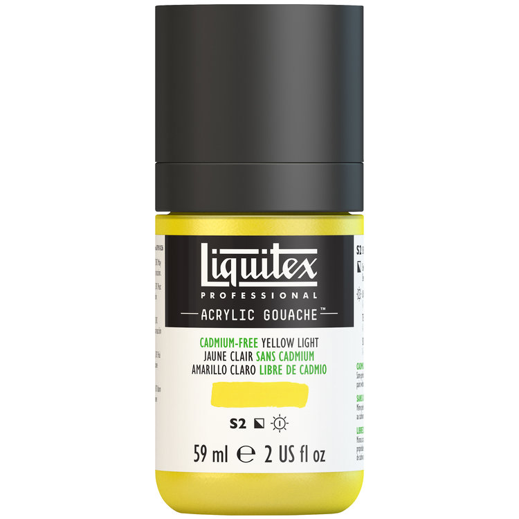 Liquitex 59ml acryl gouache - cadmium-free yellow light