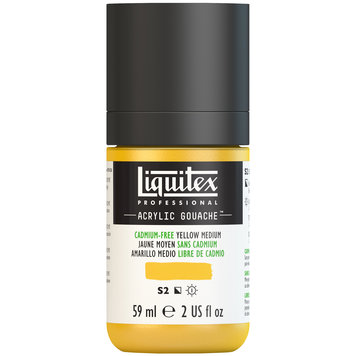 Liquitex cadmium-free yellow medium - acrylic gouache