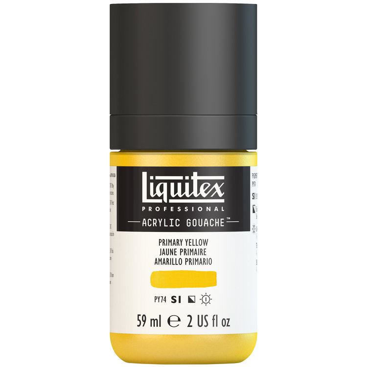 Liquitex 59ml acryl gouache - primary yellow