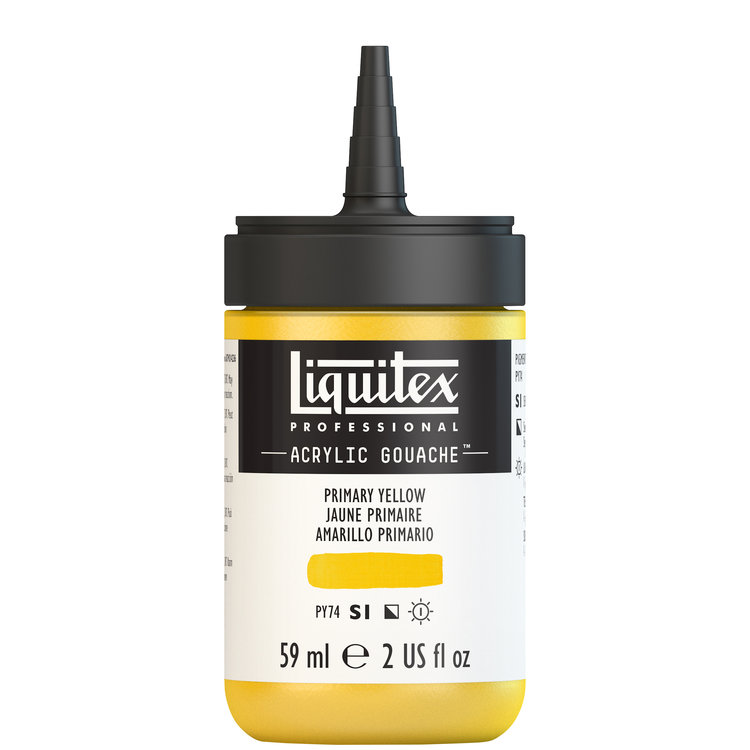 Liquitex 59ml acryl gouache - primary yellow