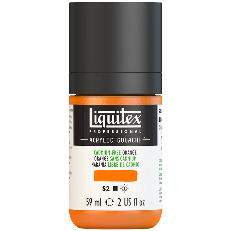 Liquitex 59ml acryl gouache - cadmium-free orange